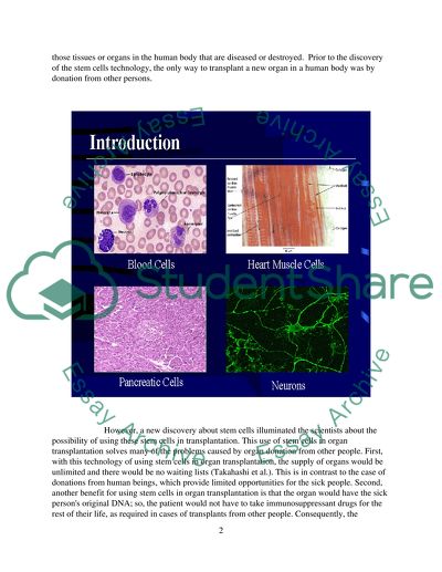 stem cell research papers