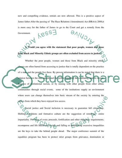 Social Inequality and the Law