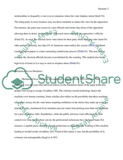 The effect of various types of electoral balloting on election results