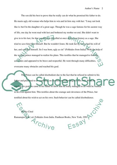 Why Is the Prince Disobedient