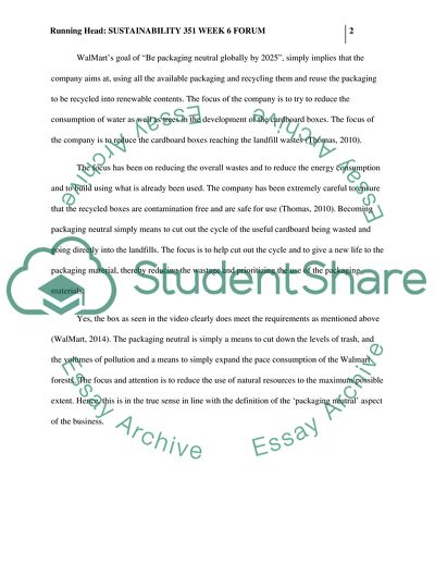 Sustainability 351 wk 6 forum