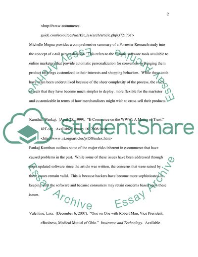 Bibliography on e-commerce