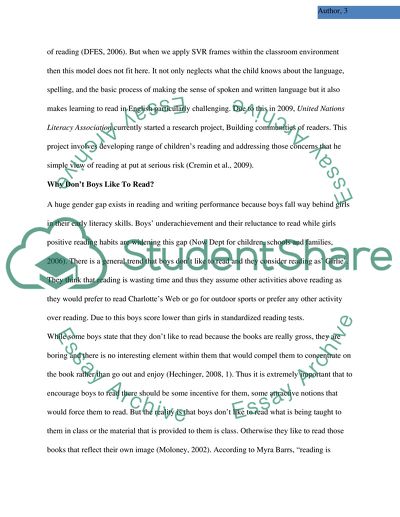 Why Dont Boys Like To Read