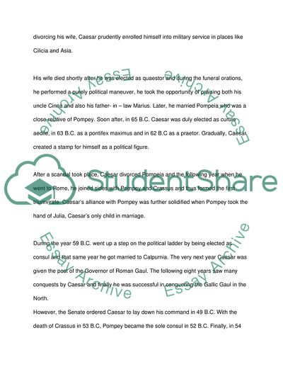 The Cross of the Rubicon River