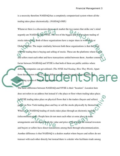 Financial Management