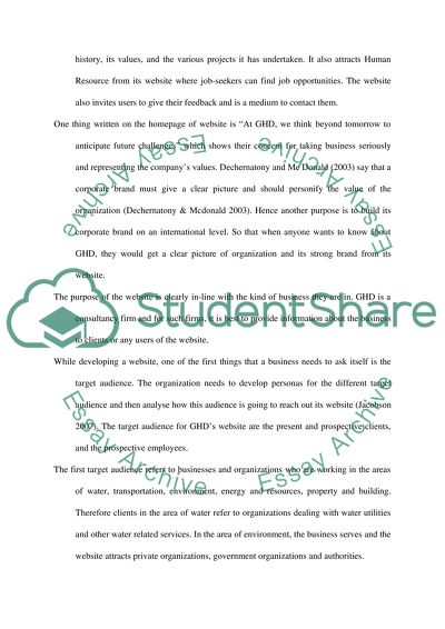 Analyses of the Website Gutteridge Haskins and Davey