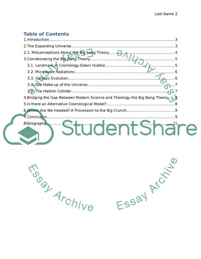 What is the evidence for the Big Bang