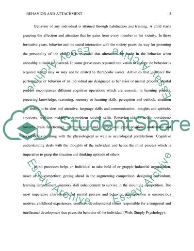 Comparison of Behavior and Attachment Theories