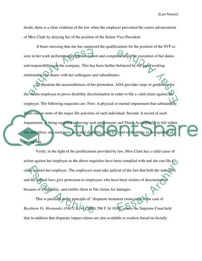 The American Disability Act