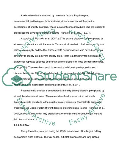 The Causes and Treatments of Anxiety Disorders