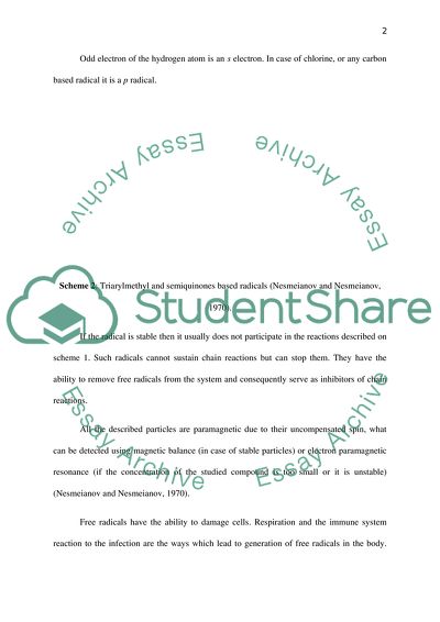 The Use of Free Radicals in the Treatment of Disease