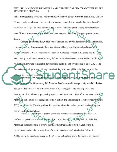 English Landscape Designers and Chinese Garden Design Traditions