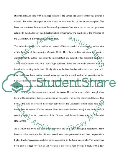 The Struggle to Create Post-Cold War Europe by Mary Sarotte