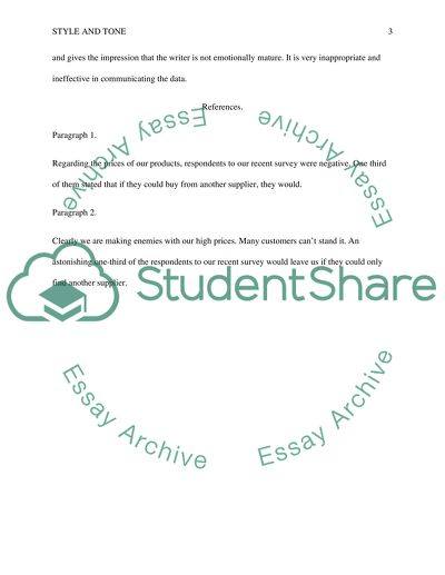 Communicating Effectively: Style and Tone