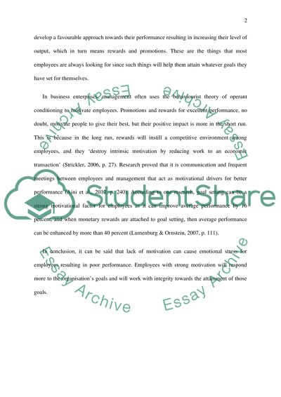 Impact of Emotion and Motivation on Workplace Performance