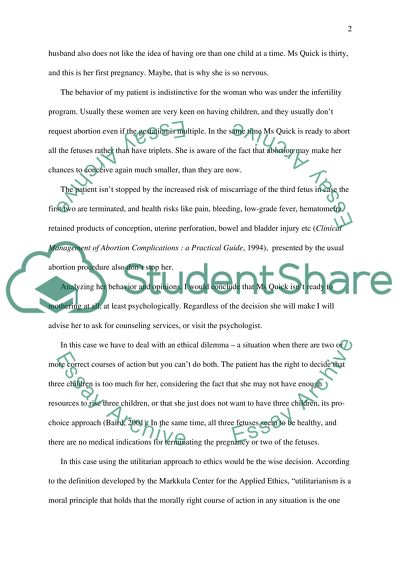 Medical Ethics of a Physician