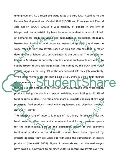 Overview of Azerbaijans Economy