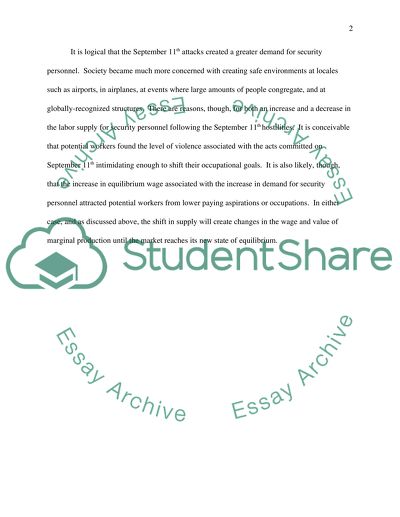 Increased Labor Demand and the Equilibrium Wage