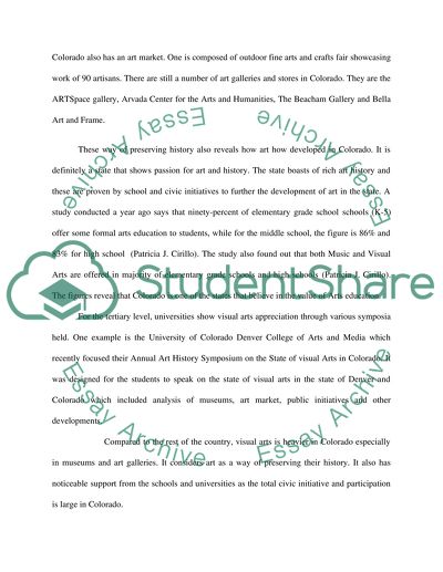 The State of the Visual Arts in Colorado