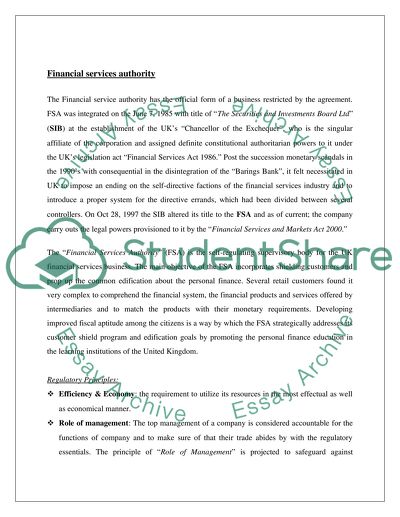 Financial Services and Markets Act 2000