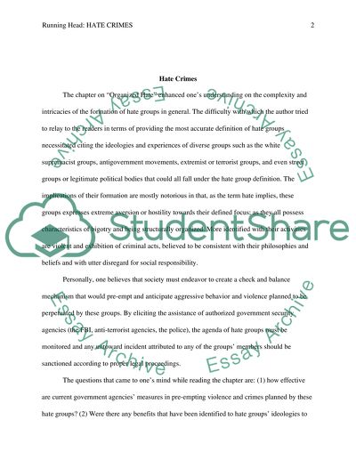 Organized Hate: The Ideologies of Hate Groups