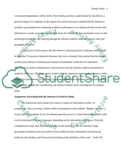 Internet Is Good for Study