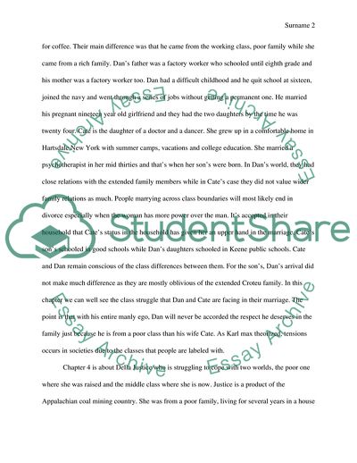 Class Conflict as a Familiar Phenomenon