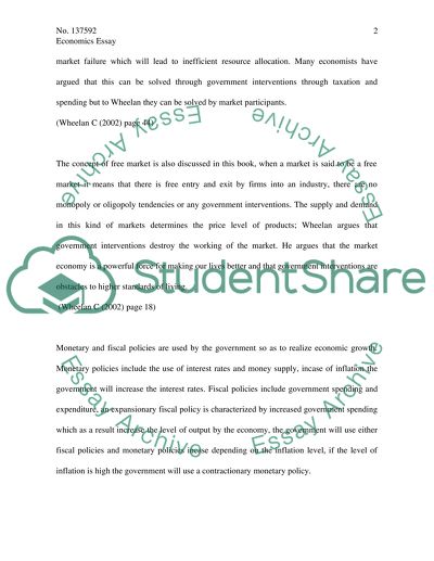 Free Market Policies