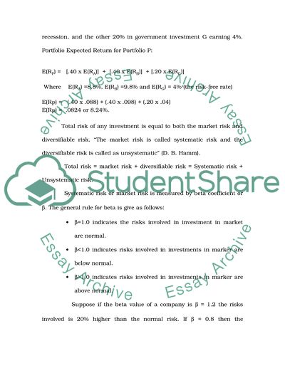How to Manage Your Money: Know your Beta