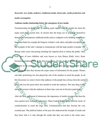 Media and communication theories