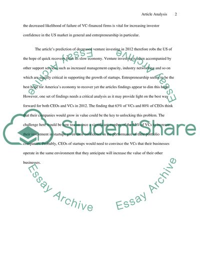 CURRENT EVENT ARTICLE REVIEW ON ANYTHING FINANCE RELATED