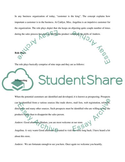 Sales Management Role Plays