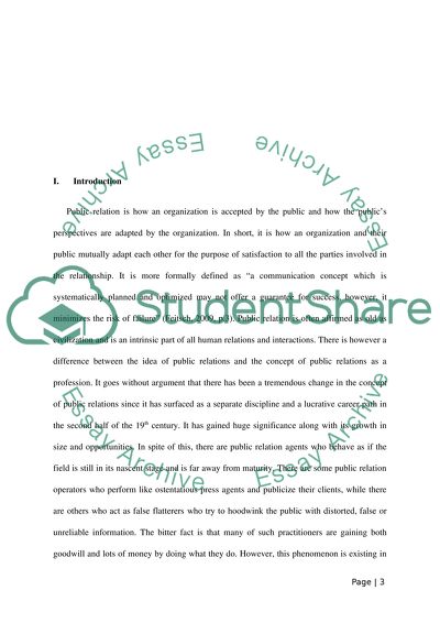 Chinese Public Relations Development