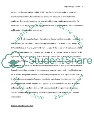 Legal skills foundation/english legal system