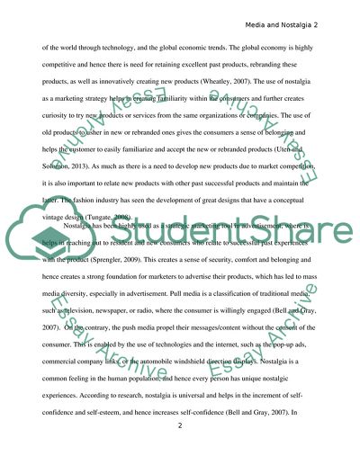 The Use and Impacts of Nostalgia in Media