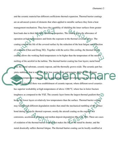 Thermal Barrier Coating