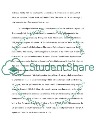 Defeating the Islamic State of Iraq and Syria