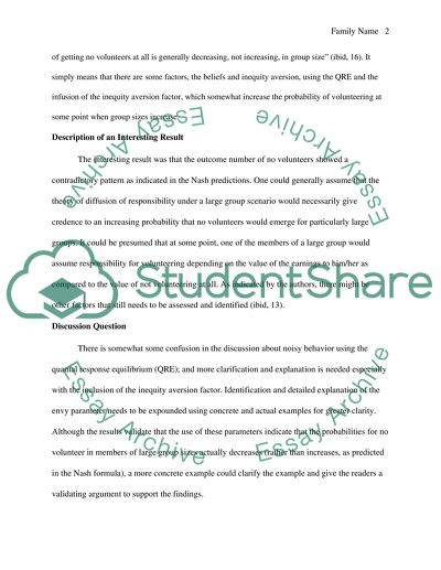 Experimental economics summary paper