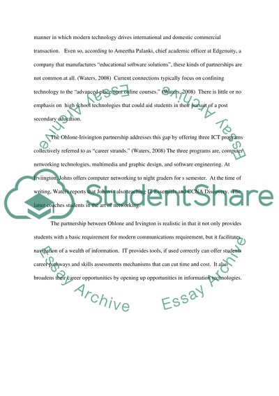 Article Critique: A Pathway to Achievement by Waters