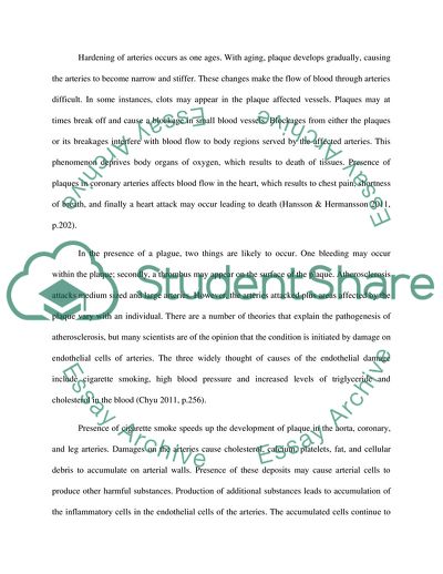 Pathogenesis of Atherosclerosis