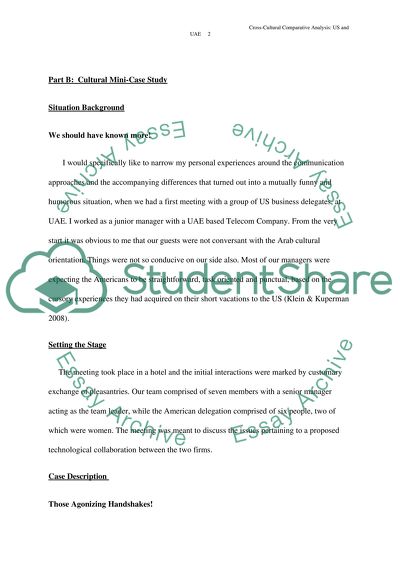 When an American Meets an Arab