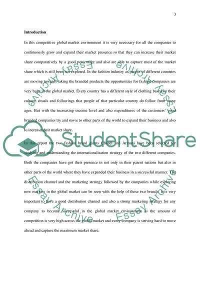 Chanel and Armanis Retailing and Distribution Strategy