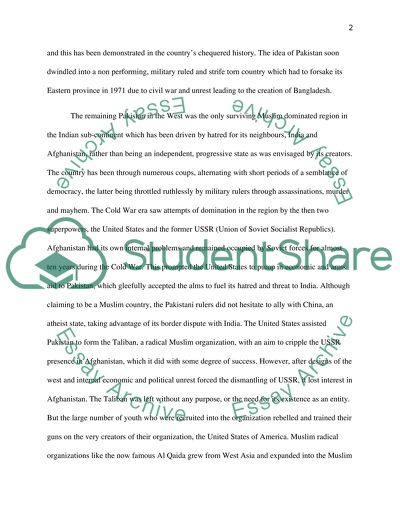 Pakistans International Conflict