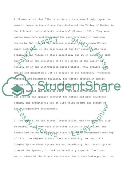 Development of Aztec Civilization