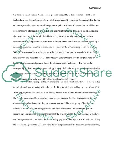 Income Inequality in America