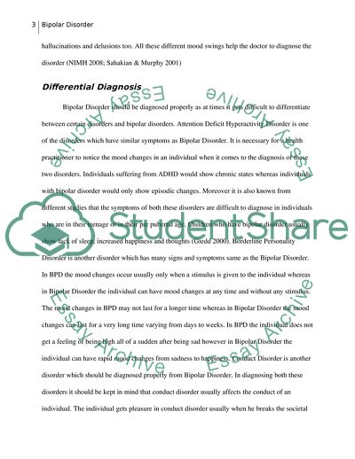 Psychopathology of the Bipolar Disorder