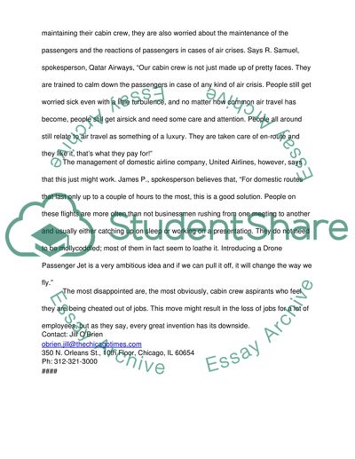 PRESS RELEASE / Boeing announces first drone passenger jet