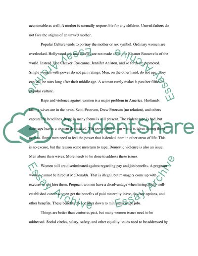 Summary and opinion of women study