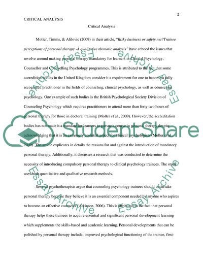 Personal Therapy and the Life of Psychotherapists