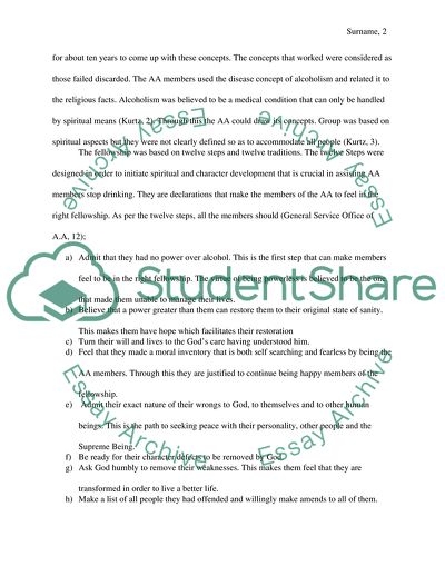 Alcoholics Anonymous Fellowship